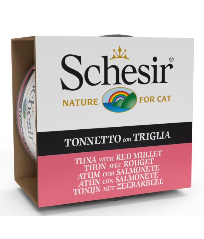 Schesir Cat Wet Food-Tuna With Red Mullet [Weight - 85g] (Min Order 85g - 14pcs)