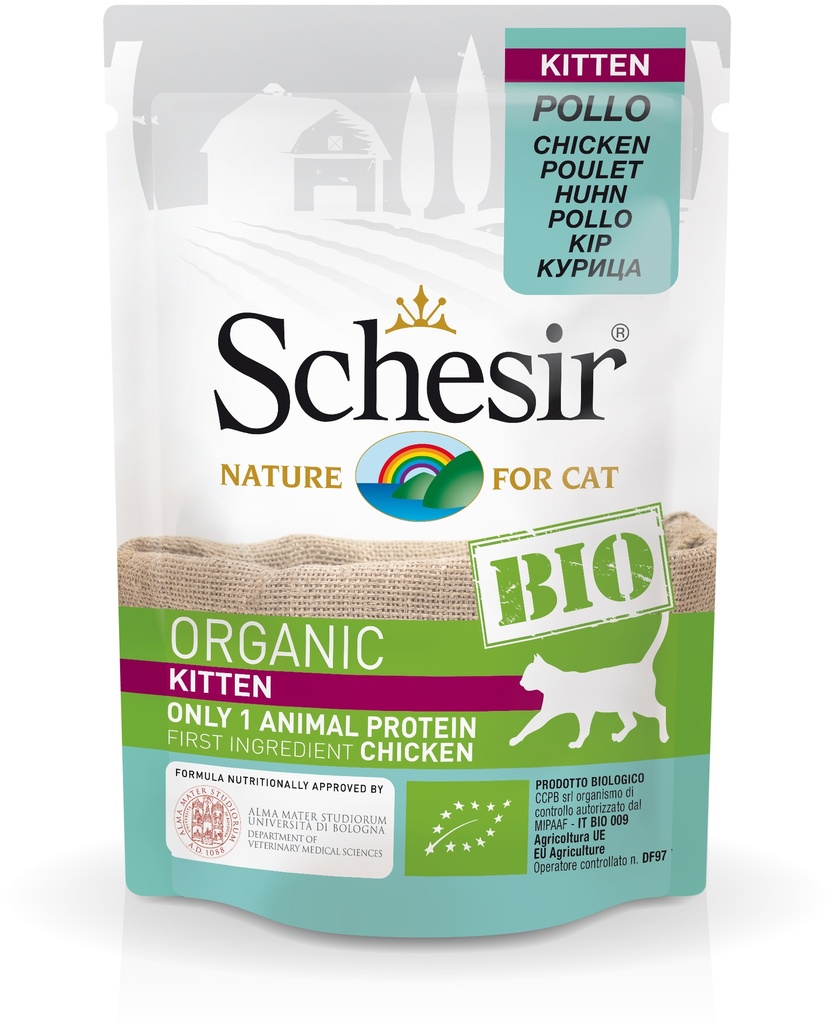 Schesir Kitten Bio Chicken[Weight - 85g]