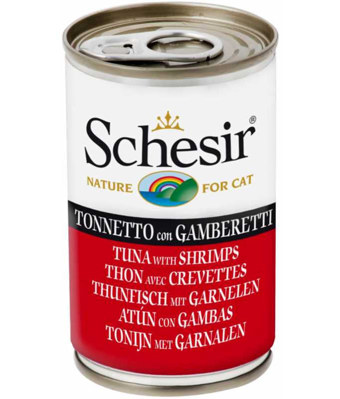 Schesir Cat Wet Food-Tuna With Shrimps[Weight - 140g]