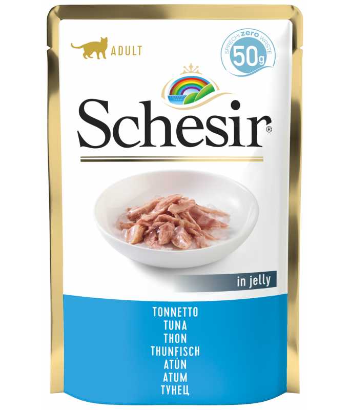 Schesir Cat Pouch-Wet Food Tuna- (Min Order 50g - 30pcs)[Weight - 50g]