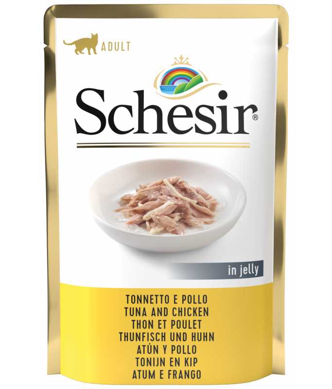 Schesir Cat Pouch Tuna With Chicken 85g (Min Order 85g - 20pcs)[Weight - 85g]