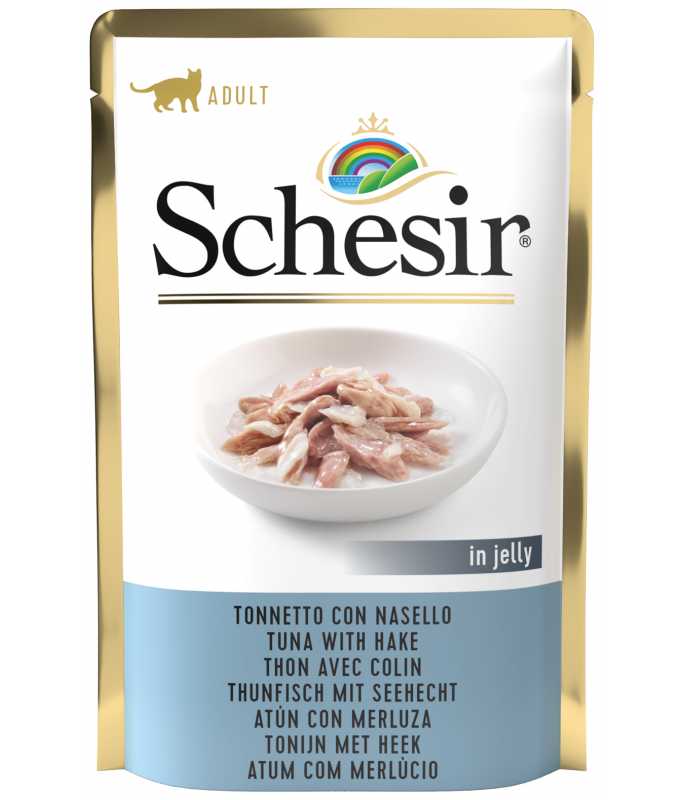 Schesir Cat Pouch Tuna With Cod 85g (Min Order 85g - 20pcs)[Weight - 85g]