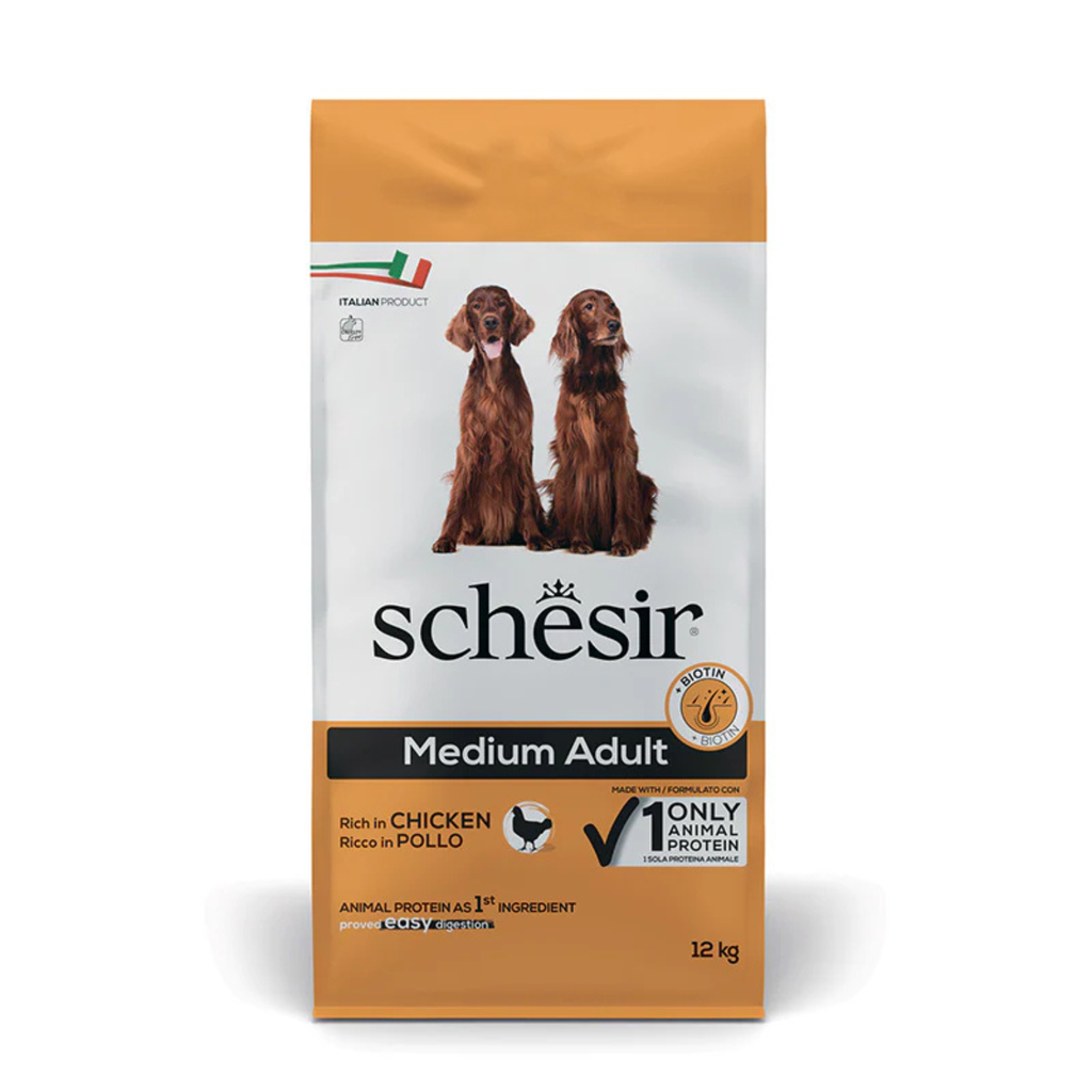 Schesir Medium Adult Maintenance with Chicken[Weight - 12kg]