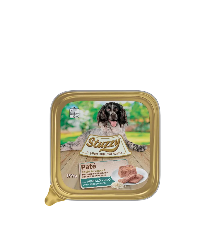 Stuzzy Classic Dog Paté with Lamb and Rice 150g Alutray (Min Order 150g- 22pcs)[Weight - 150g]