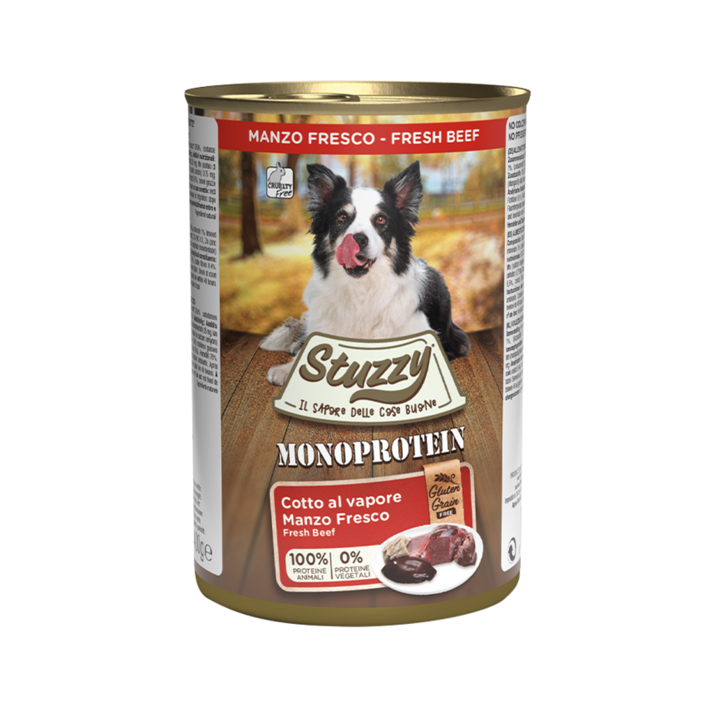 Stuzzy Dog Can Monoprotein-Fresh Beef 400g