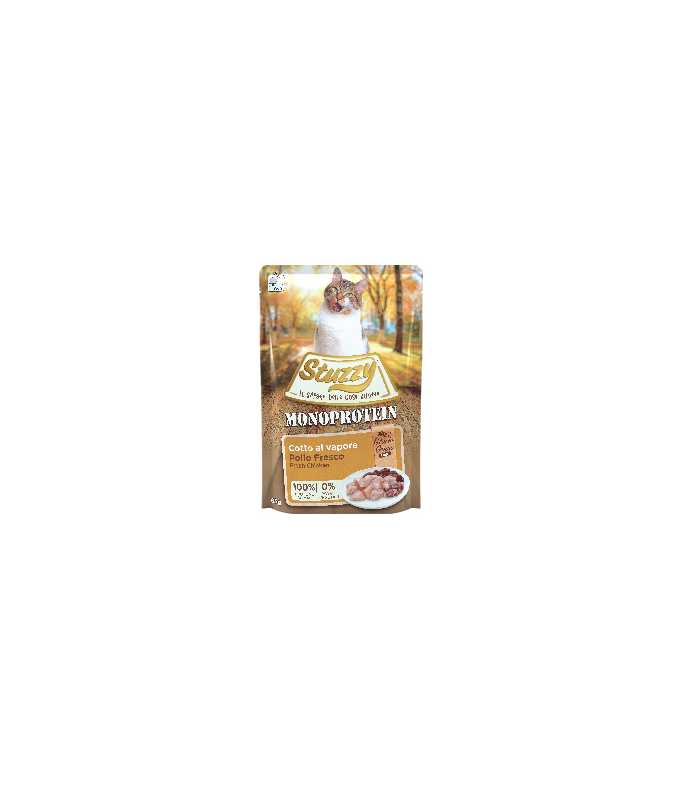 Stuzzy Cat Pouch Grain Free Monoprotein Chicken (Min Order 85g- 16pcs)[Weight - 85g]