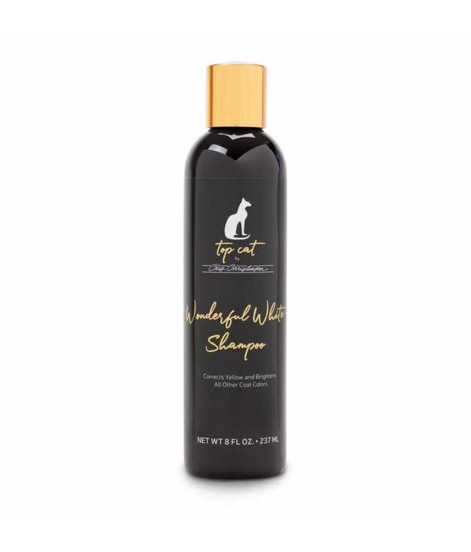 Chris Christensen Top Cat Wonderful White Shampoo 237ml[Volume - 237ml]