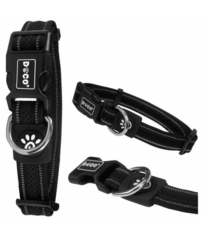 DOCO® Athletica Air Collar (DCA002)[Color - Black, Size - L]