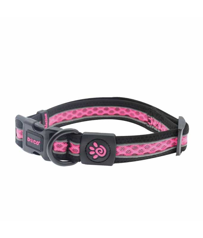 DOCO® Lunar Mesh Collar (DCA032)[Color - Pink, Size - XL]