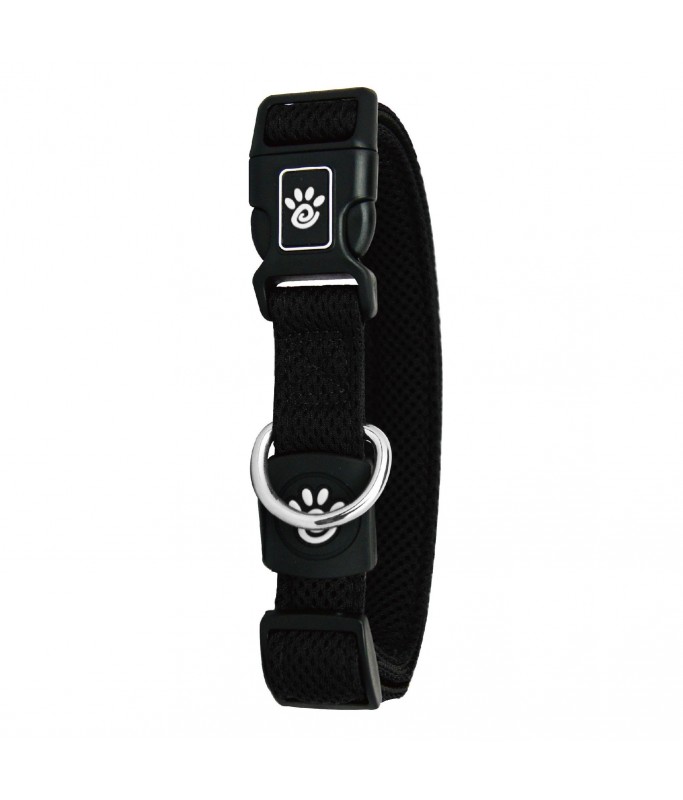Doco Puffy Mesh Collar (DCA102)[Color - Black, Size - L]