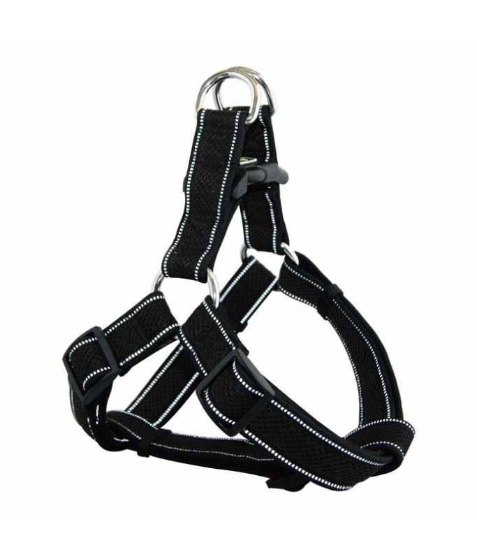 DOCO® Athletica Air Step-In Harness (DCA202)[Color - Black, Size - L]