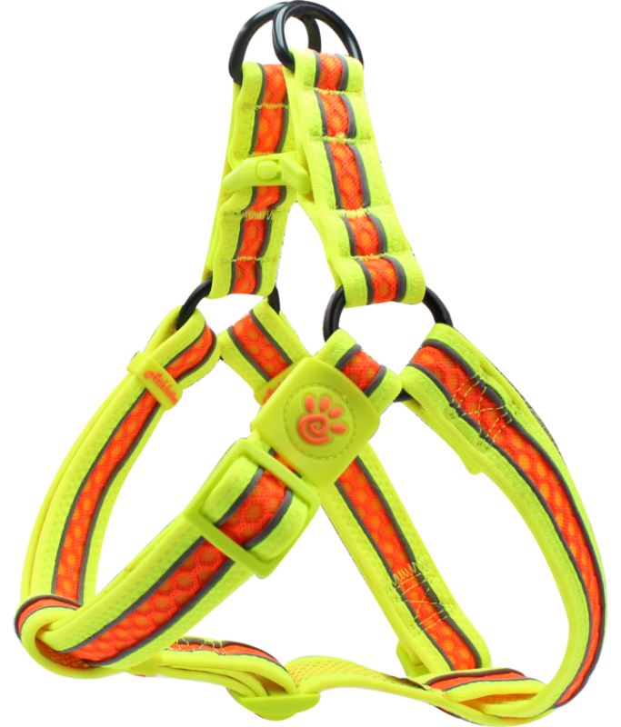 DOCO® Lunar Mesh Step in Harness (DCA232)[Size - M, Color - Safety Orange]