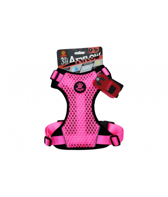 DOCO® Super Comfortable 3D Foam Harness (DCA313)[Color - Pink, Size - XL]