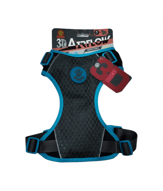 DOCO® Super Comfortable 3D Foam Harness (DCA313)[Color - Grey, Size - M]
