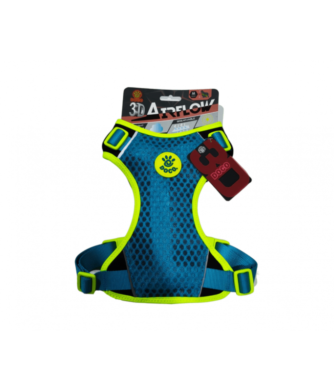 DOCO® Super Comfortable 3D Foam Harness (DCA313)[Size - L, Color - Turquoise]