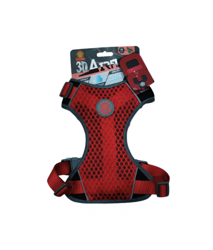 DOCO® Super Comfortable 3D Foam Harness (DCA313)[Size - L, Color - Maroon]