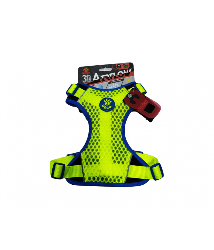 DOCO® Super Comfortable 3D Foam Harness (DCA313)[Size - L, Color - Safety Lime]
