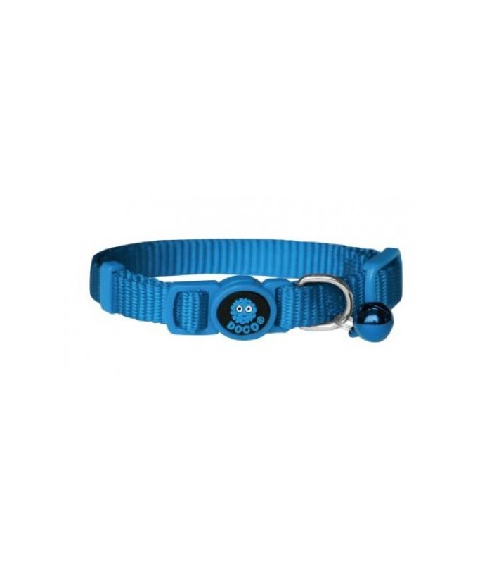 Doco Signature Cat Collar 1 x 19 - 31 cm - XS [Color - Blue]