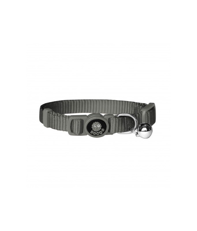 Doco Signature Cat Collar 1 x 19 - 31 cm - XS (DCAT001)[Color - Grey]