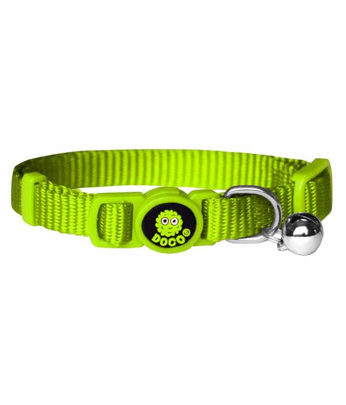 Doco Signature Cat Collar 1 x 19 - 31 cm - XS (DCAT001)[Color - Lemon]