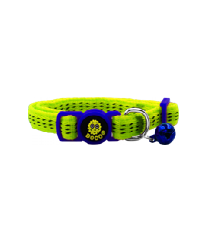 Doco Puffy Cat Collar (DCAT010)[Color - Yellow]