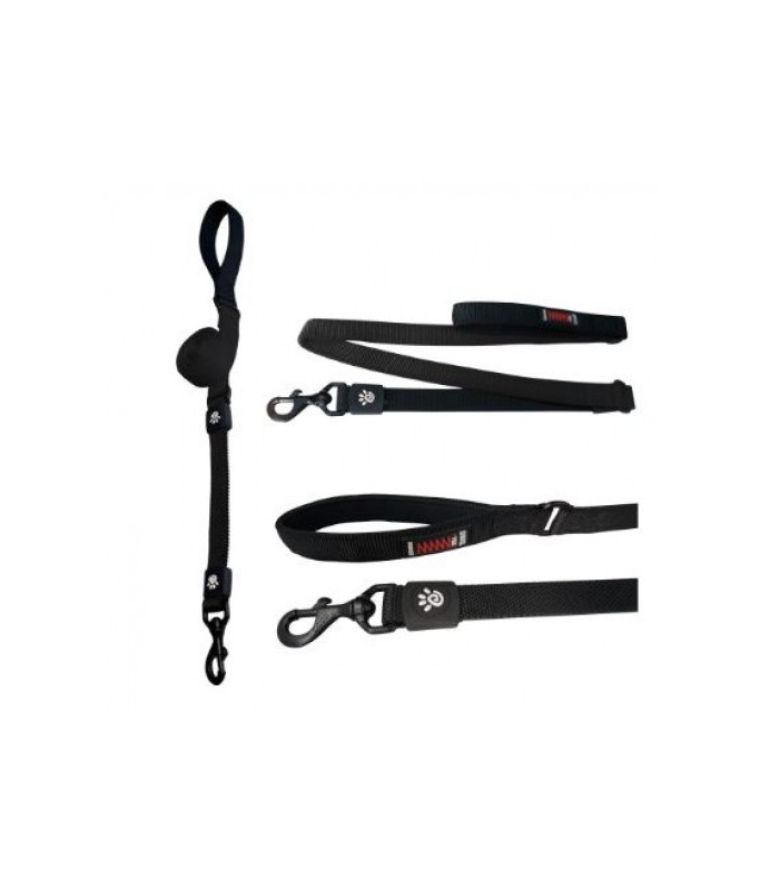 DOCO Shock Absorbing BUNGEE Leash - 4ft 2.5 x 120cm[Color - Black, Size - L]