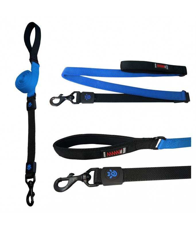 DOCO 4ft Shock Absorbing BUNGEE Leash - Large (DCB1148)[Color - Blue, Size - L]