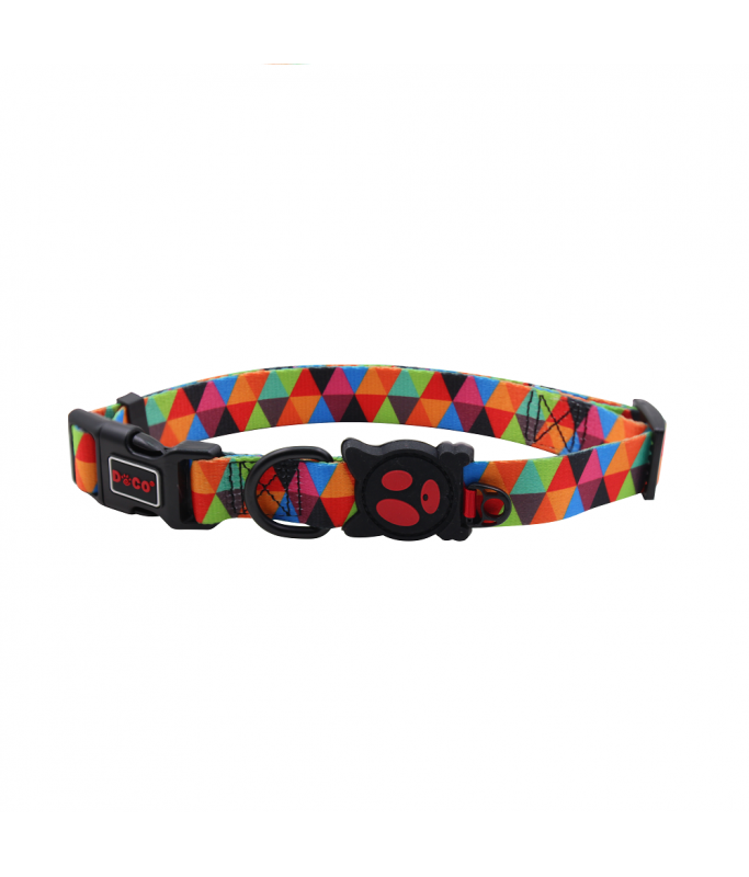 DOCO LOCO Collar - (DCL002)[Size - L, Texture - Triangles]