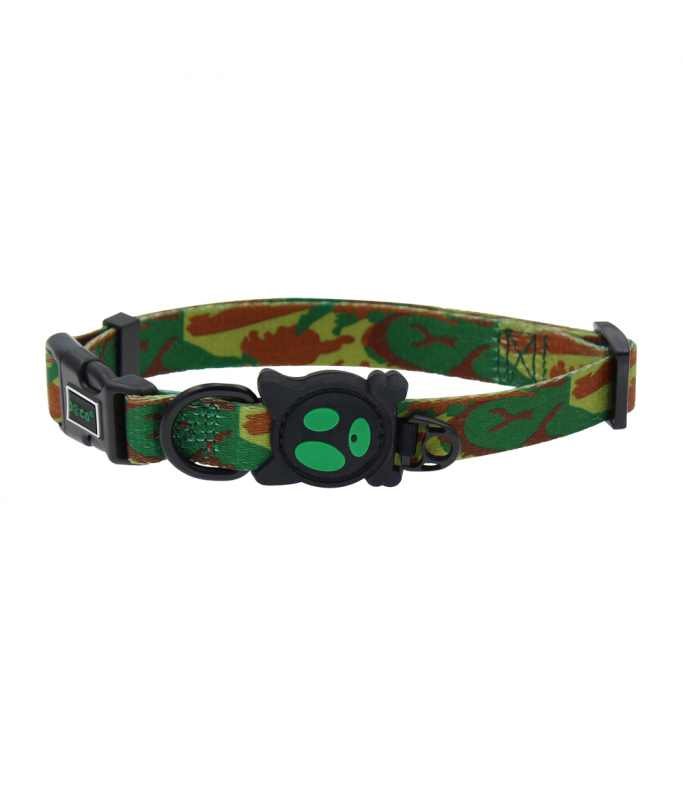 DOCO LOCO Collar - (DCL002)[Texture - Camouflage, Size - L]