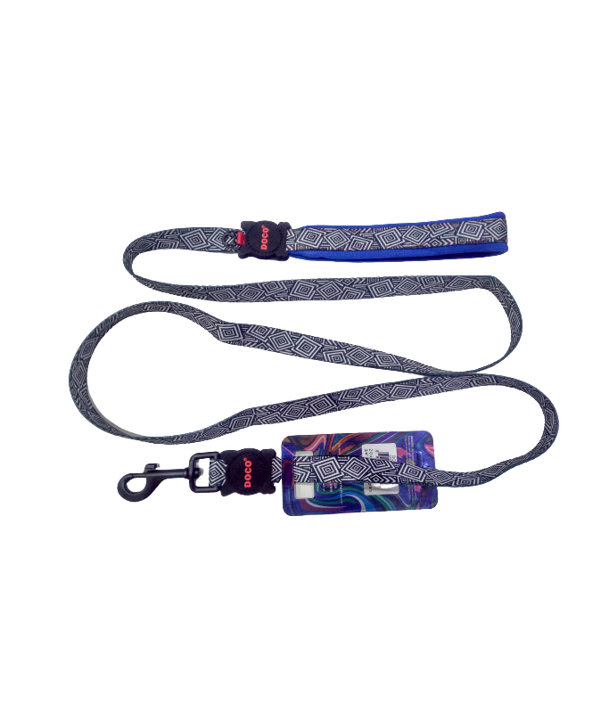 DOCO® LOCO Leash - 6ft (DCL1072)[Texture - Hologram, Size - L]