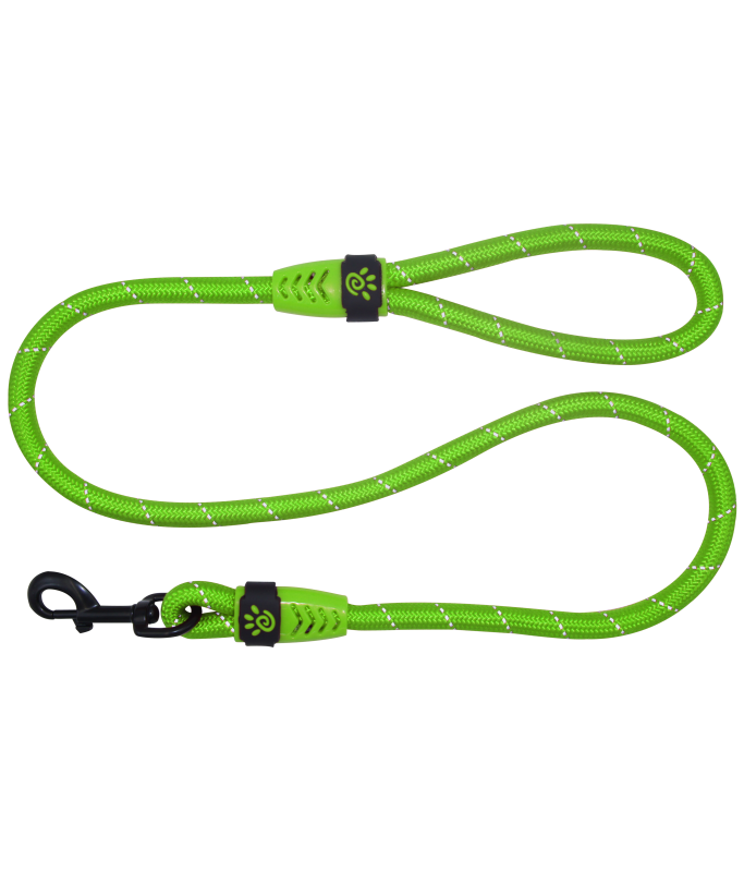 Doco Reflective Rope Leash With Plastic Encased Handle Loop (1/2