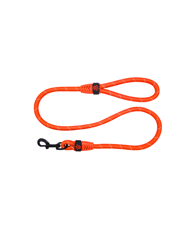 Doco Reflective Rope Leash (DCROPE2060)[Color - Orange, Size - S]