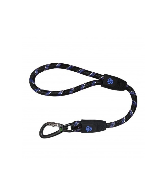 DOCO Reflective Traffic Rope Leash - Click & Lock Snap - 20 inch (Large)-DCROPE5020[Color - Blue]