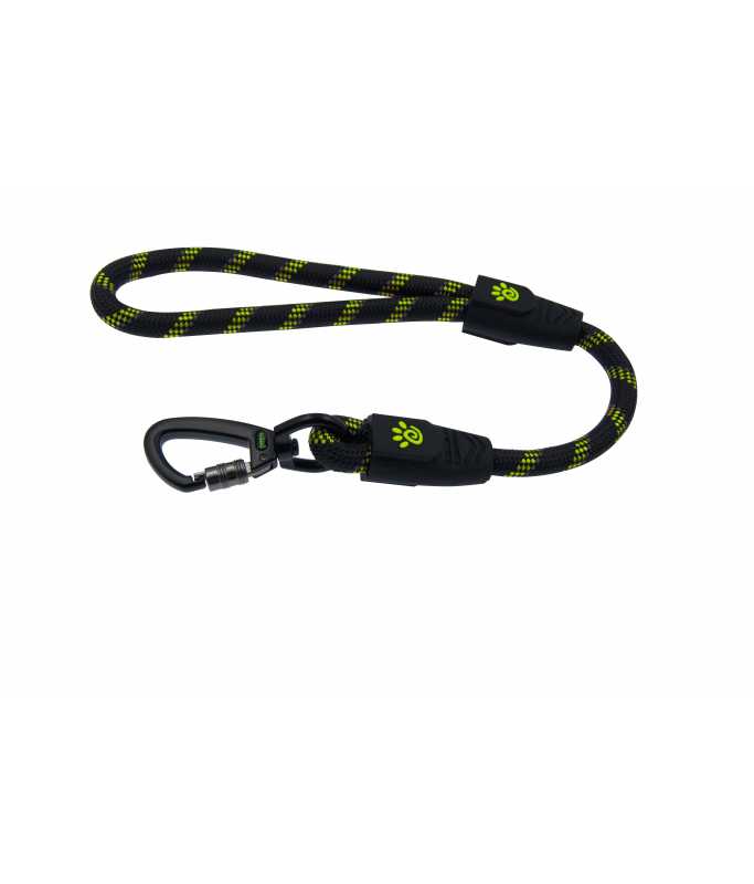 DOCO Reflective Traffic Rope Leash - Click & Lock Snap - 20 inch (Large)-DCROPE5020[Color - Lemon]