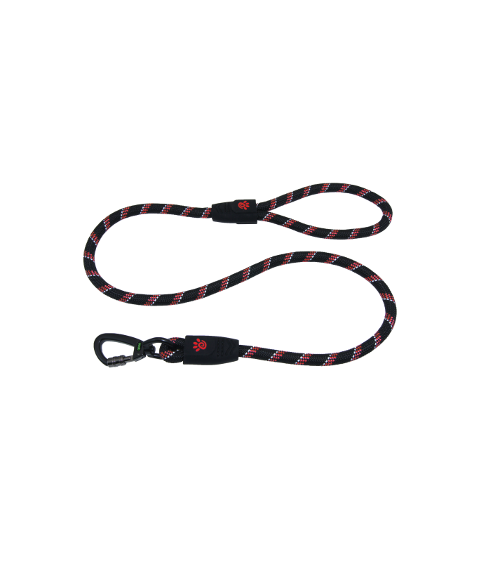 Doco 5ft Reflective Rope Leash With Click & Lock Snap (DCROPE5060)[Color - Maroon, Size - S]