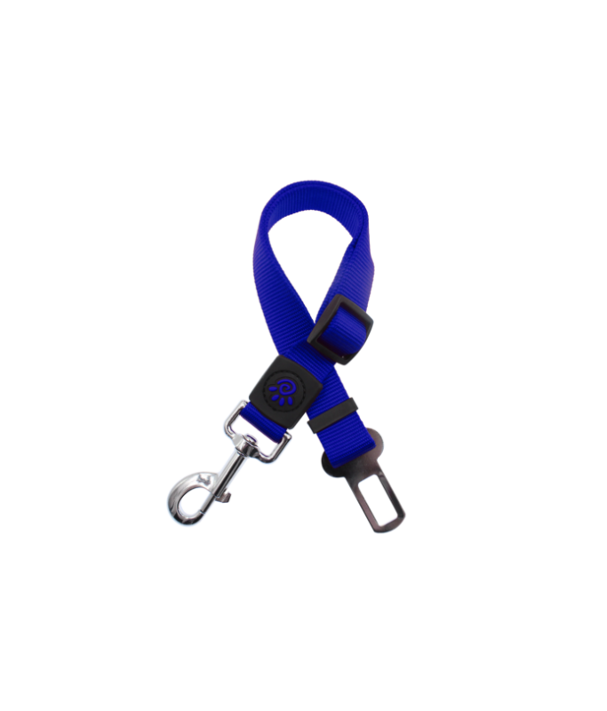 Doco 28 & Signature Dog Car Safety Belt (2.5 x 70 cm) - Size-L [Color - Blue]