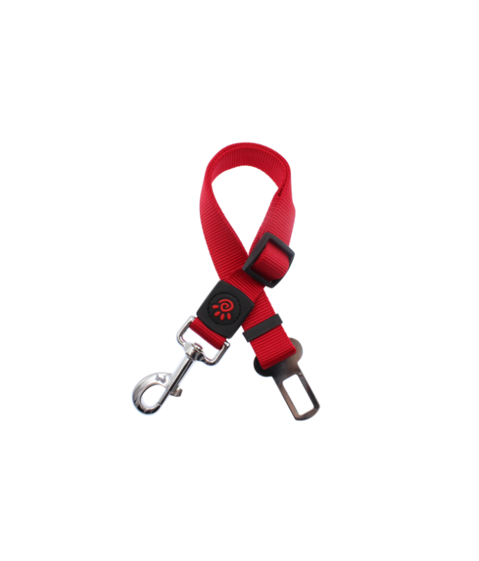 Doco 28 & Signature Dog Car Safety Belt (2.5 x 70 cm) - Size-L [Color - Maroon]