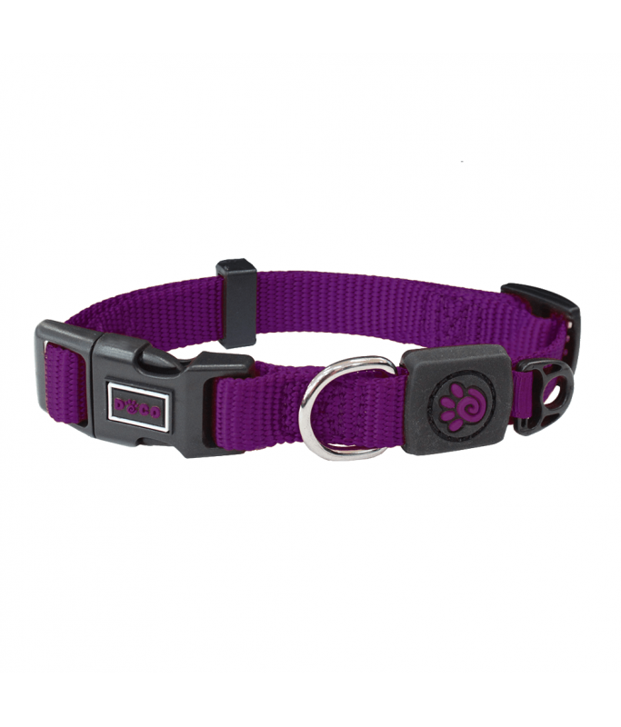 DOCO Signature Nylon Collar (DCSN002)[Color - Purple, Size - M]