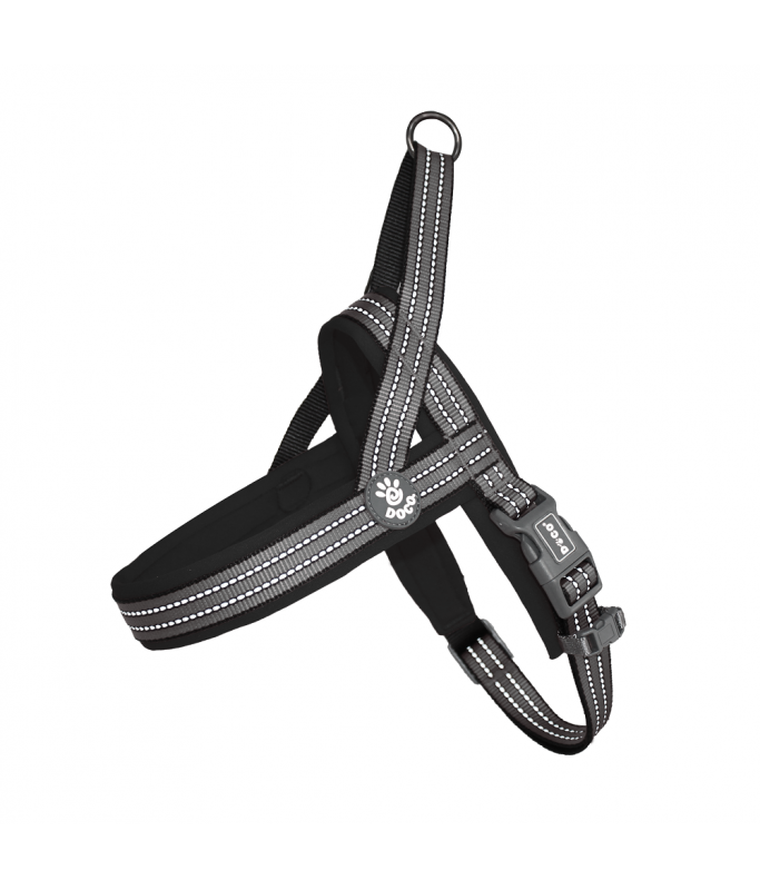 Doco Vario Neoprene Harness Reflective (DCV201)[Color - Grey, Size - L]