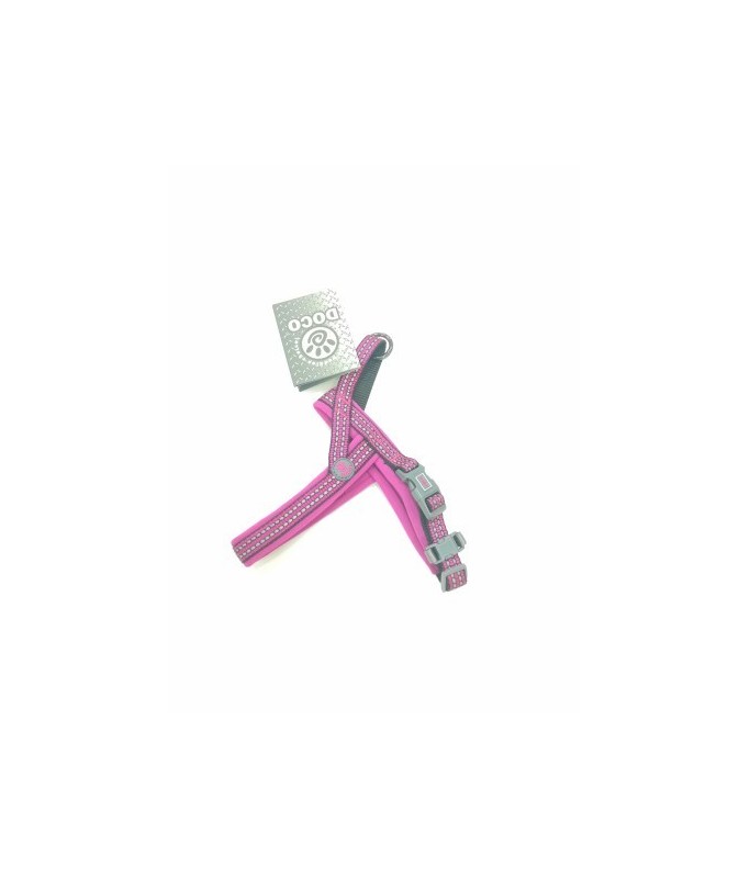 Doco Vario Neoprene Harness Reflective (DCV201)[Color - Pink, Size - S]