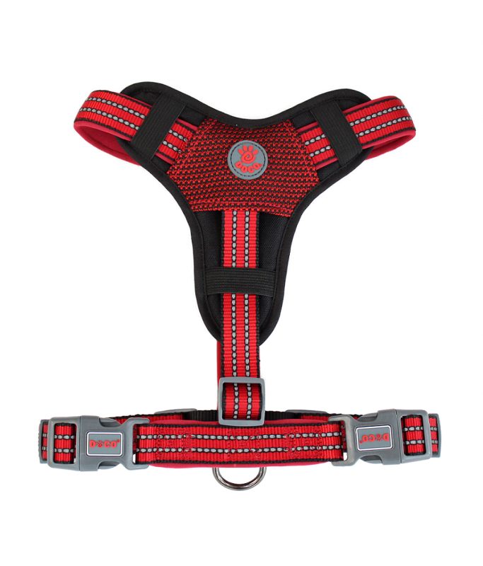 DOCO® VARIO Chest Plate Harness w/Neoprene (DCV206)[Color - Maroon, Size - XL]