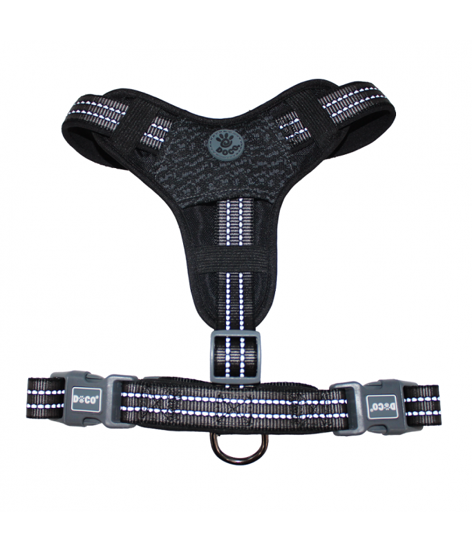 DOCO® VARIO Chest Plate Harness w/Neoprene (DCV206)[Color - Grey, Size - M]