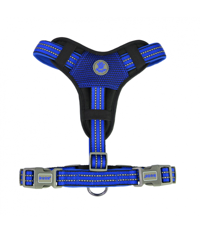 DOCO® VARIO Chest Plate Harness w/Neoprene (DCV206)[Color - Blue, Size - L]