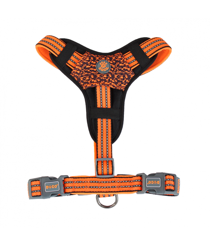 DOCO® VARIO Chest Plate Harness w/Neoprene (DCV206)[Size - M, Color - Safety Orange]