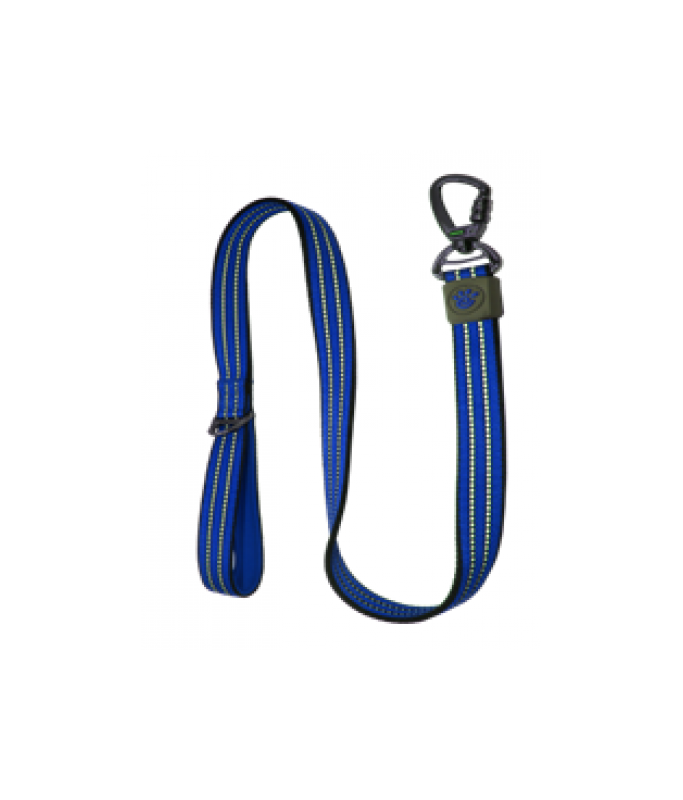 DOCO VARIO Leash with Reflective Thread 4ft - Small[Color - Blue, Size - M]