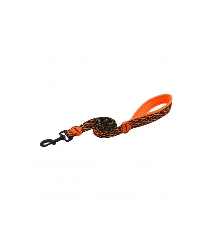 DOCO Diamante Leash With Handle 4ft (DPN1048) - 2.5 X 120cm[Color - Orange, Size - L]