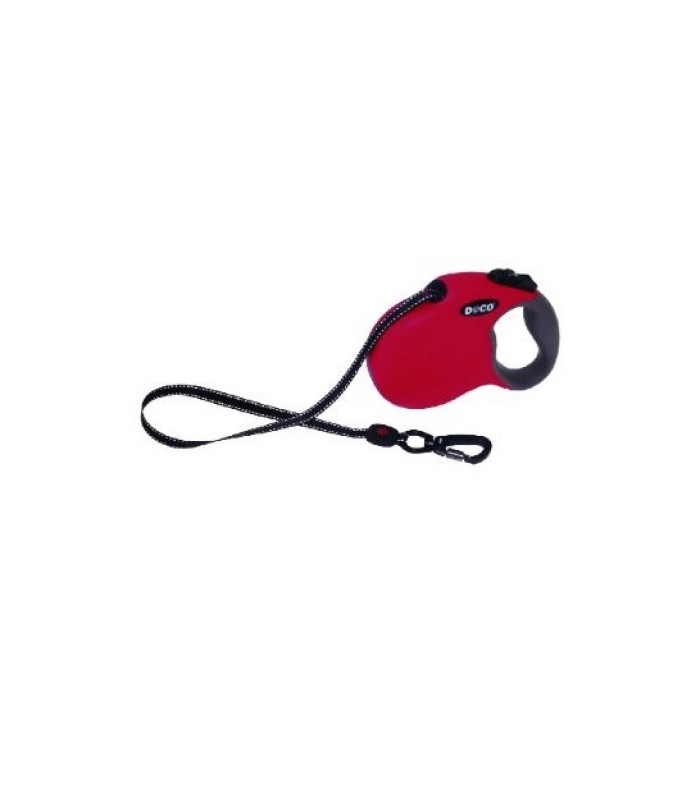 Doco All Day Adventure Retractable Leash[Color - Red, Size - S]