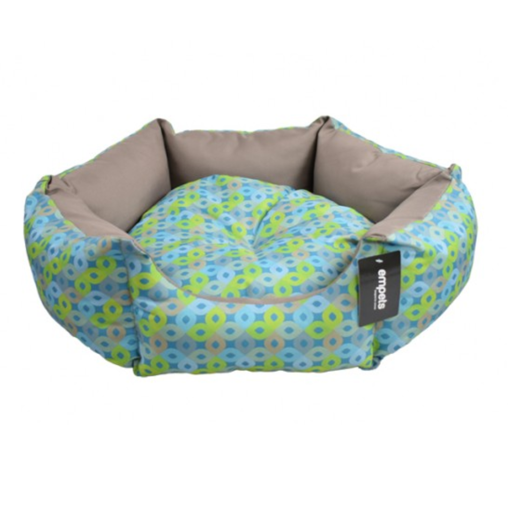 Empets Venus Bed Modern[Dimension - 45x45x19cm, Texture - Printed Green]