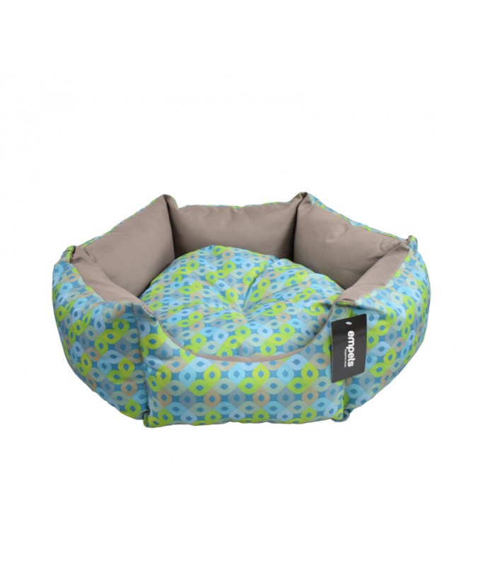 Empets Venus Bed Modern[Dimension - 55x55x20cm, Texture - Printed Green]