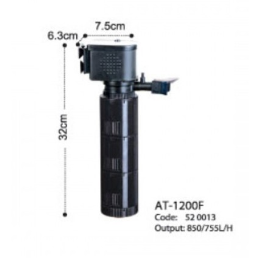 KW Zone Atlas AT Internal Filter[Model - FAT1200F, Max Output - 1200L/H]